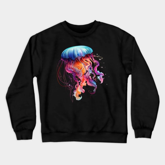 Exotic Marine Species - Friend Family Crewneck Sweatshirt by Origami Fashion